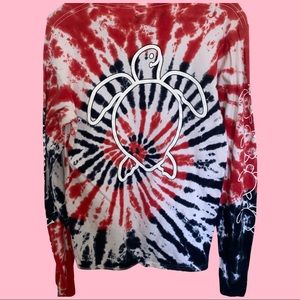 🌸 VSCO Simply Southern Long Sleeve Turtle Tie Dye